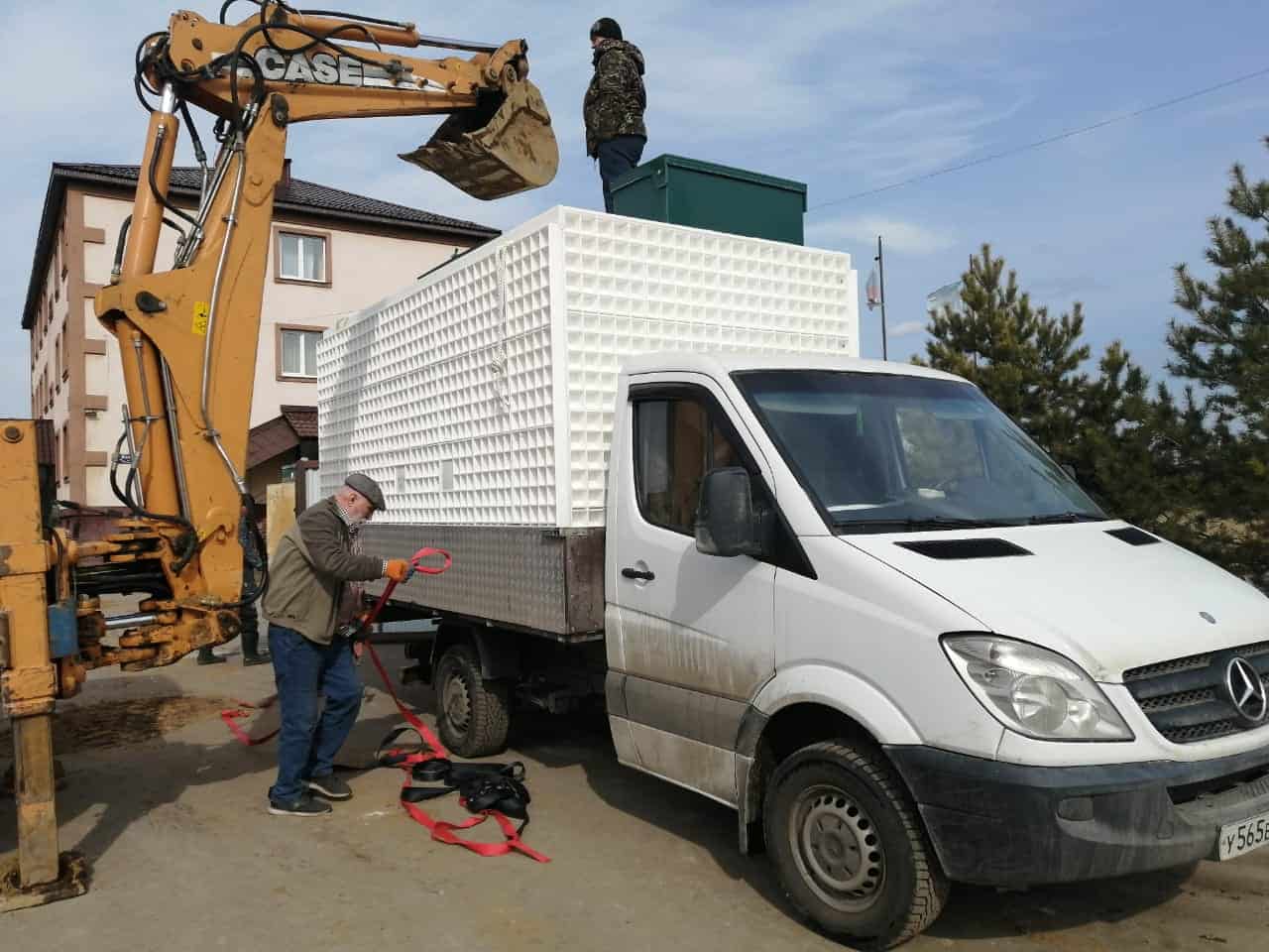 Доставка септика Топас 75 на объект